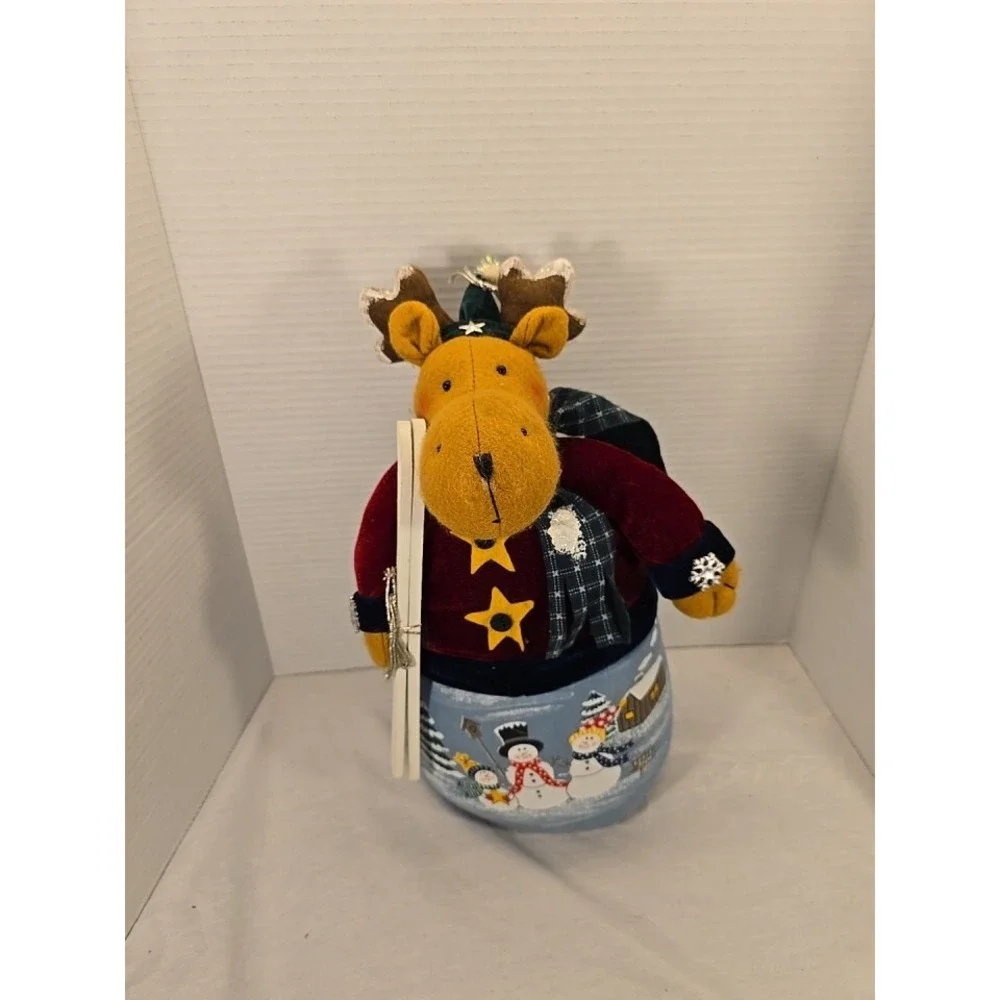Ski Theme Moose Door Stop 14